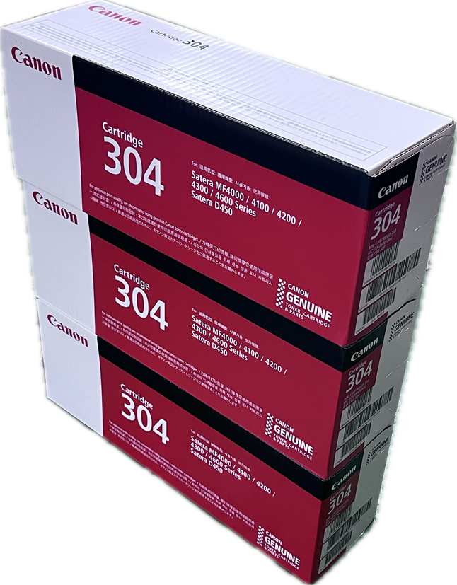 【アウトレット】CRG-304 純正品 3本セット(\15000)【お得です】送料無料