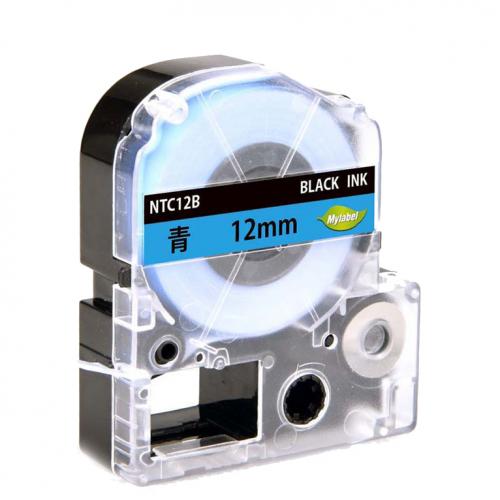 TEPRA用カートリッジ　NTC12B　青色テープ　12mm　(合計5個以上)