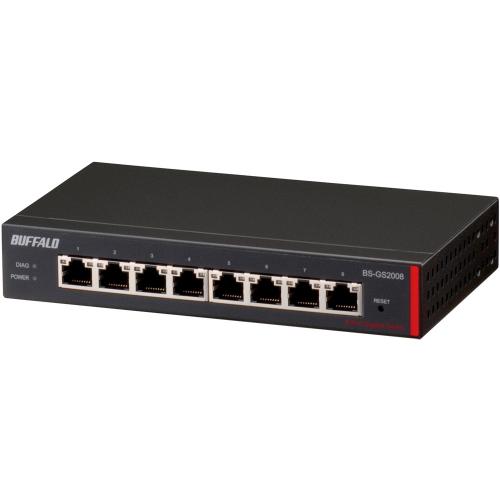BS-GS2008 レイヤー2 Giga スマートスイッチ 8ポート