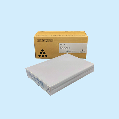 SP トナー4500H 純正品+A4コピー用紙1冊(500枚)