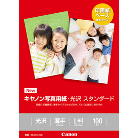 【写真用紙】光沢 スタンダード SD-201 L100(\600)【Canon倉庫又は市場発送】