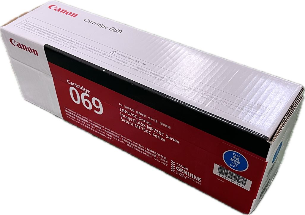 【メルマガ配信】　トナーカートリッジ069 C シアン 純正品(約1900枚)（￥5500）