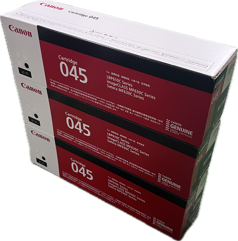 【メルマガ配信】CRG-045 BK 純正品  × 3本 (￥12500)