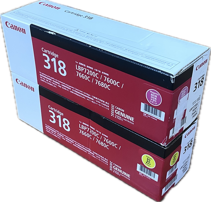 【メルマガ配信】CRG-318 M,Y 純正品2色セット(￥11000)
