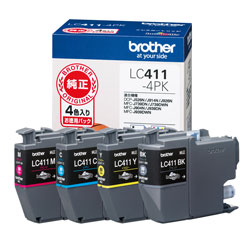 ブラザー  LC411-4PK 【4色パック】