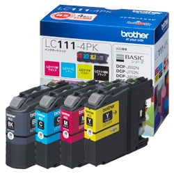 ブラザー  LC111-4PK 【4色パック】