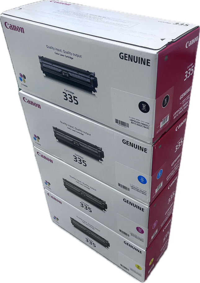 【メルマガ配信】※暮れの特別価格！CRG-335 BK/C/M/Y 純正品4色セット(￥77000)